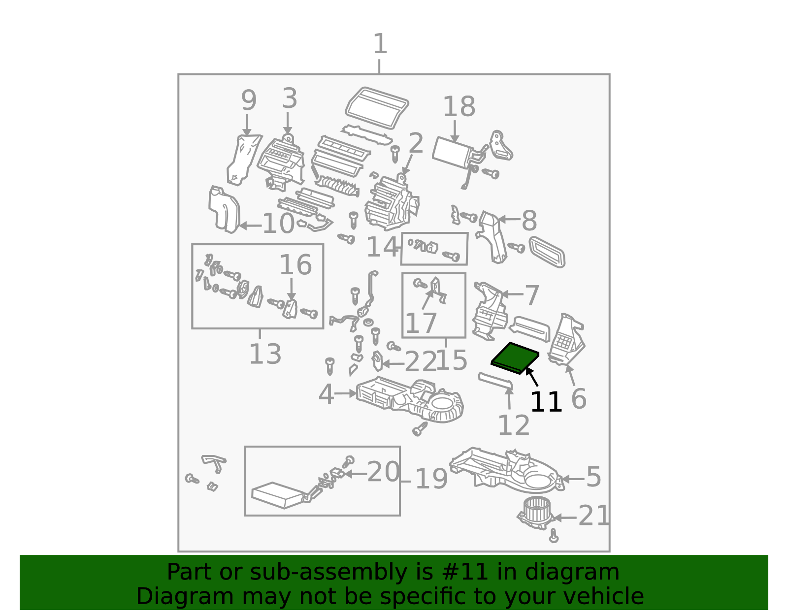 ふわページ GJ6B-61-P11 - Cabin Air Filter - Mazda Swag