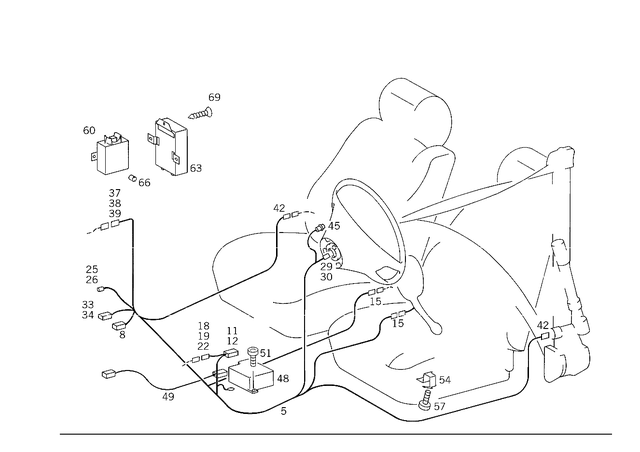 48201110 - : Accelerator Sensor For Airbag for Mercedes-Benz Image