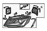 8R0941044E - : Headlamp Assembly for Audi: Q5, SQ5 Image