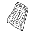 52106982918 - Body: Seat Back Frame for BMW: 1 Series M, 128i, 135i, 135is, 325i, 325xi, 328i, 328i xDrive, 328xi, 330i, 330xi, 335d, 335i, 335i xDrive, 335is, 335xi, M3, X1, X3, X4 Image