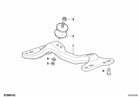 Mounting / Suspension for 1996 BMW Z3 2.8 #1