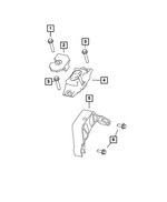 6510239AA - 1.4LTurbo; Engine: 6 Lobe External Head Bolt, Mounting for Mopar Image