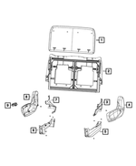 6SQ94PL5AA - Interior Trim: Seat Back Panel for Chrysler: Pacifica, Voyager Image