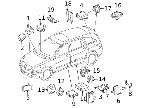 Sound System for 2007 Mercedes-Benz R320 #0