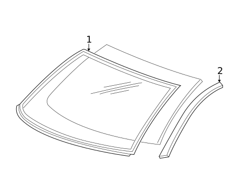 Reveal Moldings for 2003 Ford Crown Victoria #0