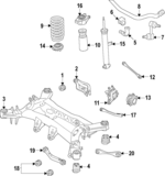 55405GI200 - Suspension: Cross-member for Hyundai: Ioniq 5 Image