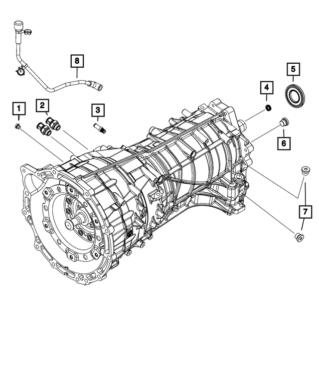 68572604AA - Transmission: Output Shaft Seal for Mopar Image