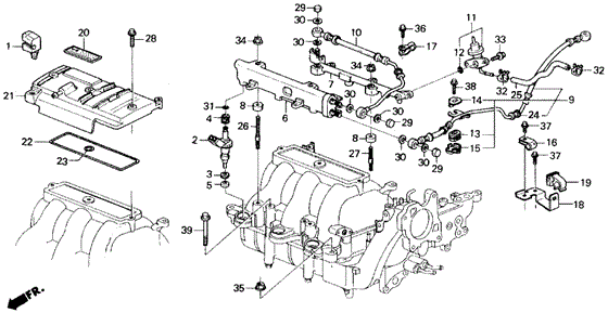 Fuel Injector for 1987 Acura Legend #0