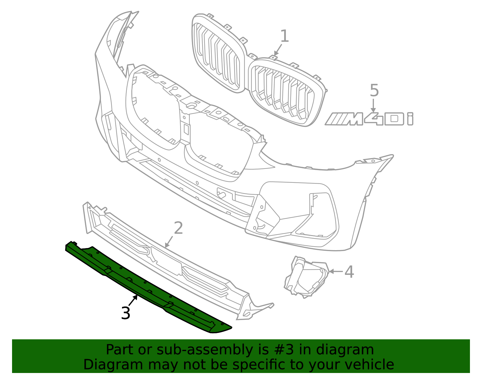 51-11-8-081-050 - 2022-2024 BMW X4 - Lower Cover | Buy BMW Parts Now