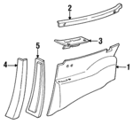 96455509103KZ2 - Body: Upper Cover for Porsche: 911 Image