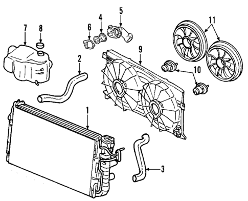 Cooling System for 2007 Pontiac Torrent #0