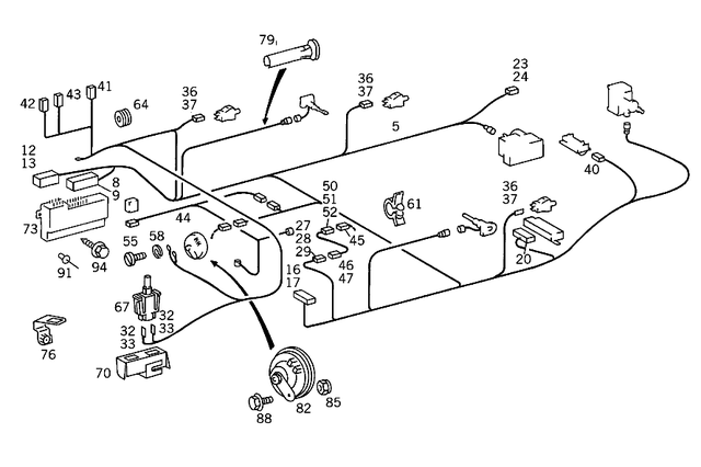 1298204126 - Special Equipment: Control Unit for Mercedes-Benz: 200D, 280E, 300CE, 300D, 300E, 300SD, 300SL, 300TD, 300TE, 400E, 400SE, 400SEL, 500E, 500SEC, 500SEL, 500SL, 600SEL, 600SL, C220, C230, S420, SL320 Image image