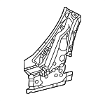 61074F6010 - Body: Front Extension for Lexus: NX250, NX350, NX350h, NX450h+ Image