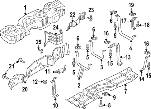 Fuel System Components for 2024 Ford F-350 Super Duty #1