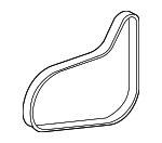 252122GGA1 - Cooling System: Serpentine Belt for Kia: Optima, Sorento, Sportage Image