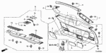 90106SS0003 - Interior/Bumper: GROMMET, SCREW for Acura Image