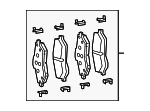 68526732AA - Brakes: Brake Pads for Chrysler: Pacifica, Voyager Image