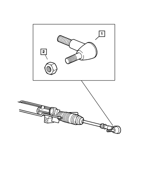 Steering Linkage for 2001 Chrysler Voyager #0