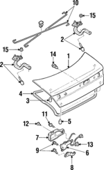 907860616 - : 1997-2002 Ford - Striker Bolt for Ford: Escort | Mercury: Tracer Image