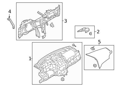 Instrument Panel for 2018 Lincoln MKT #0
