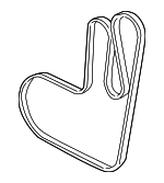 12585151 - Cooling System: Serpentine Belt for Chevrolet: Cobalt | Saturn: Ion Image