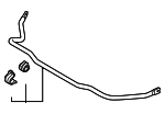 54810NI000 - : Stabilizer Bar for Hyundai Image