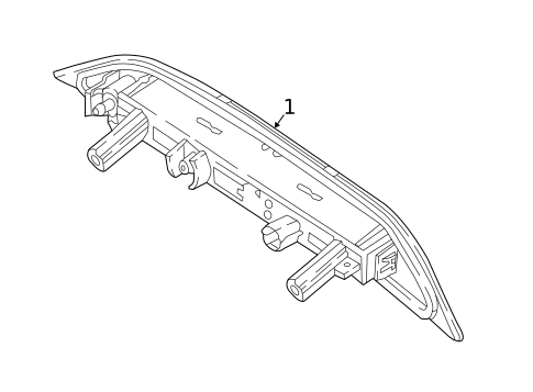 High Mounted Stop Lamp for 2019 Smart EQ fortwo #0