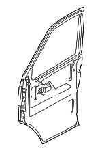 1E0831052B - Body: Door Shell for Volkswagen: Cabrio, EuroVan Image