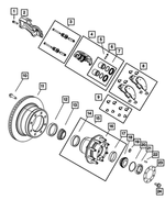 68049157AB - Brakes: Disc Brake Piston And Seal Kit for Dodge: Ram 3500 | Ram: 3500 Image