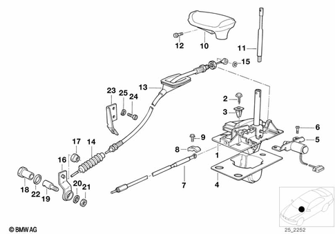 Gearshift Automatic Transmission for 1994 BMW 750iL #0