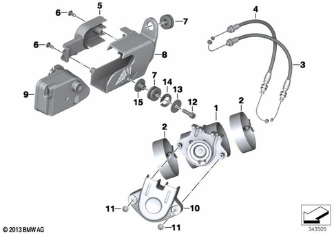 Exhaust System Parts with Mounts for 2012 BMW-Motorrad R 1200 RT #0