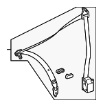 17186002859C94 - Electrical: Seat Belt Assembly for Mercedes-Benz Image