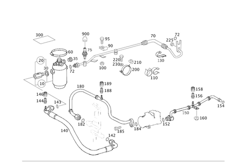 Refrigerant Line Arrangement for 2005 Mercedes-Benz G55 AMG #0