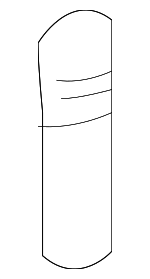 12803383 - Body: Lock Knob for Saab: 9-3, 9-3X Image