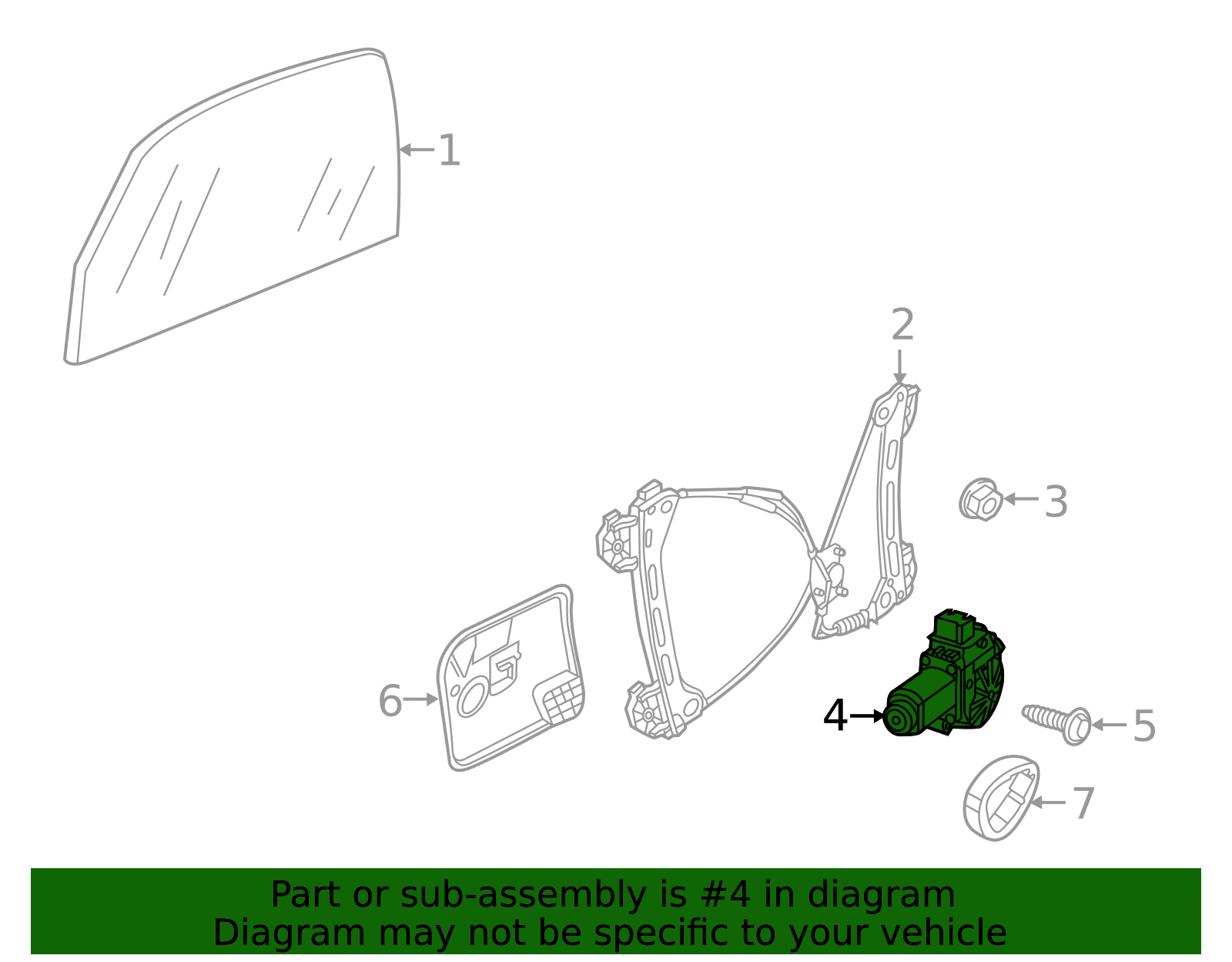2015-2019 Volkswagen Beetle Window Motor 6R0-959-801-DM-Z01 | OEM Parts ...