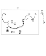 68510001AC - Fuel and Accelerator Pedal: Fuel Line Bundle for Mopar Image image