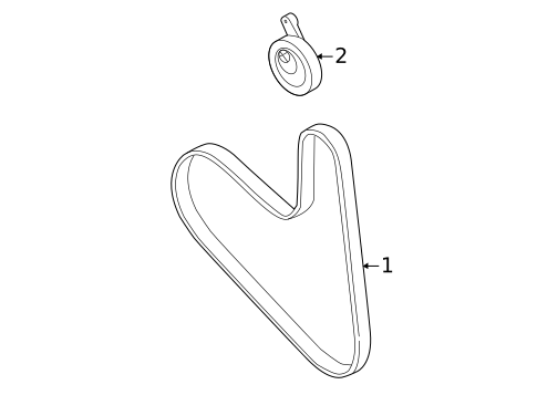 Belts & Pulleys for 2020 Volkswagen Golf #0