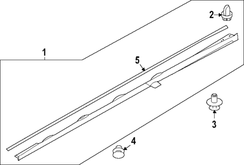 Exterior Trim - Pillars for 2025 Subaru Forester #0