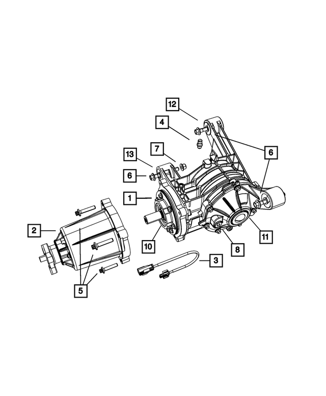 5136780AA - Rear Axle: Axle Mount Bushing for Mopar Image