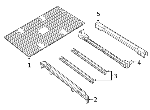 Floor - Pick UP Box for 2023 Ram 2500 #0