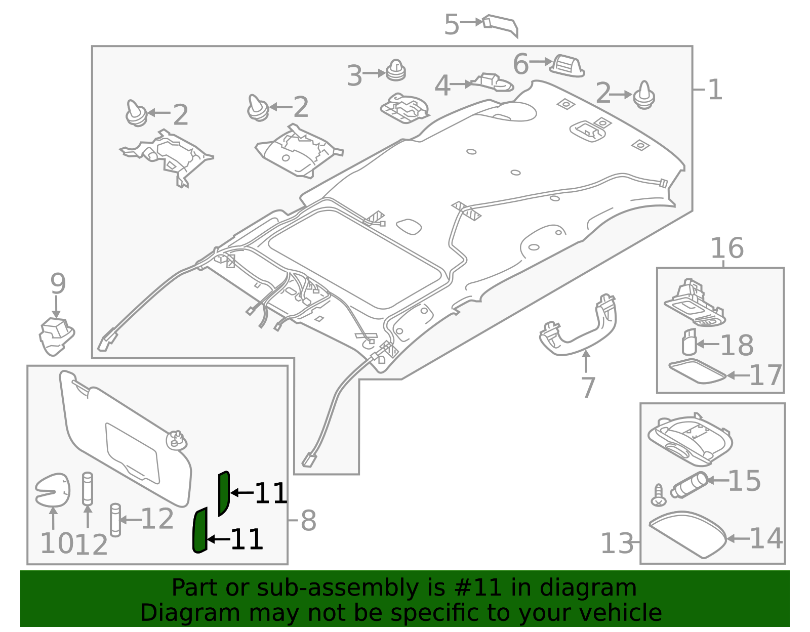 2015-2025 Subaru Lens 92074AL00A | Subaru Parts Store