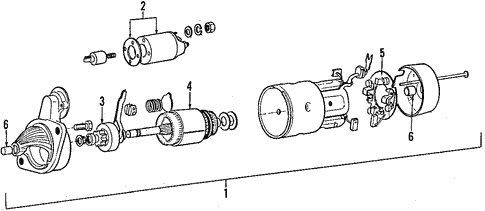 Starter for 2001 Hyundai Accent #0