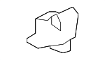 8P0881349B01C - Body: Track End Cover for Volkswagen Image