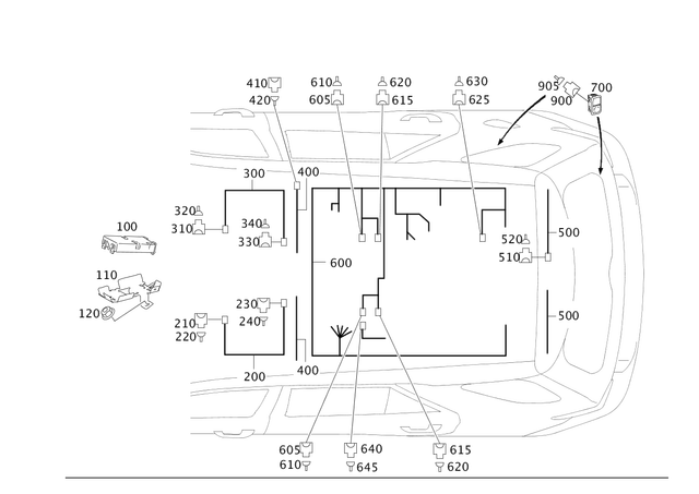 2119010000 - Electrical System: Control Unit, Seat Heat for Mercedes-Benz: CLS500, CLS55 AMG, CLS550, CLS63 AMG, G63 AMG, GL320, GL550, ML320, ML350, ML450, ML500, ML550, ML63 AMG, R320, R350, R500 Image image