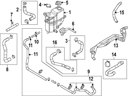 Hoses & Lines for 2025 Mazda CX-90 #0