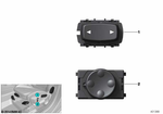 61319227855 - Vehicle Electrical System: Switch for BMW Image
