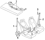 8970045681 - : Buckle for Isuzu Image