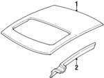 62100SY8A10ZZ - Body: Roof Panel for Acura Image