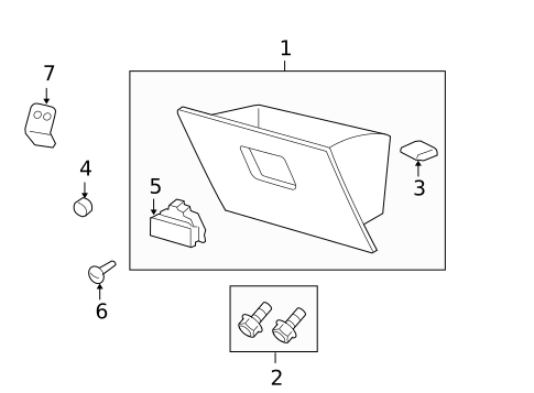 Glove Box for 2008 Ford F-150 #0