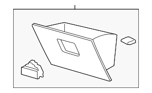 4L3Z1506024AAB - Body: Glove Box Assembly for Ford Image